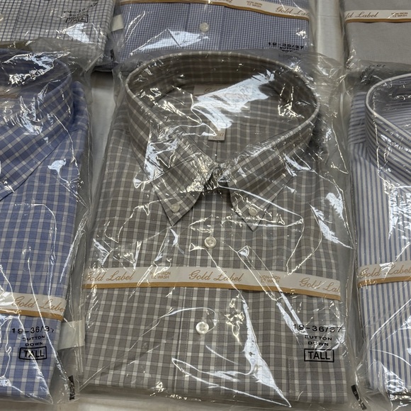 6 Gold Label Men’s Dress Shirts - Picture 3 of 10